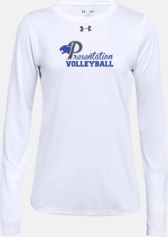 Under Armour Women's Locker Tee LS 2.0, White